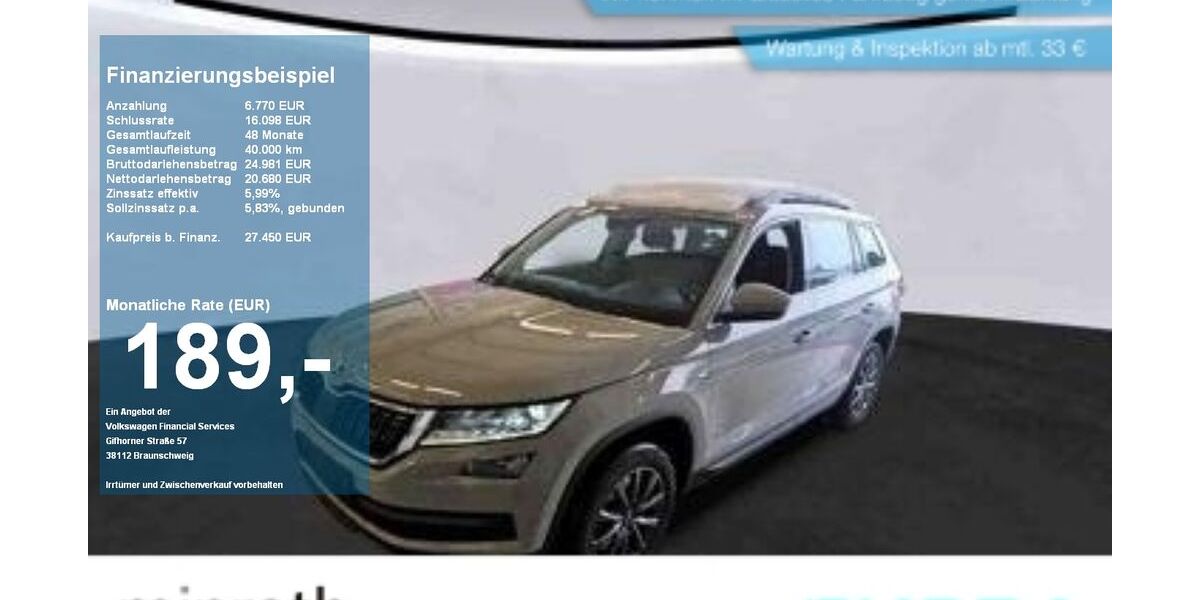 Skoda Kodiaq 132.761 km 27.200 &euro; Duisburg-Rheinhausen 47226