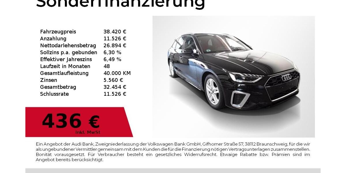 Audi A4 47.600 km 38.420 &euro; Nürnberg 90411