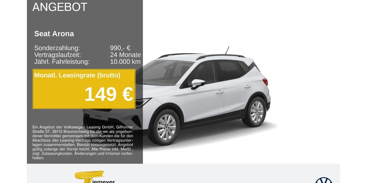 Seat Arona 18.532 km 22.280 &euro; Remscheid 42897