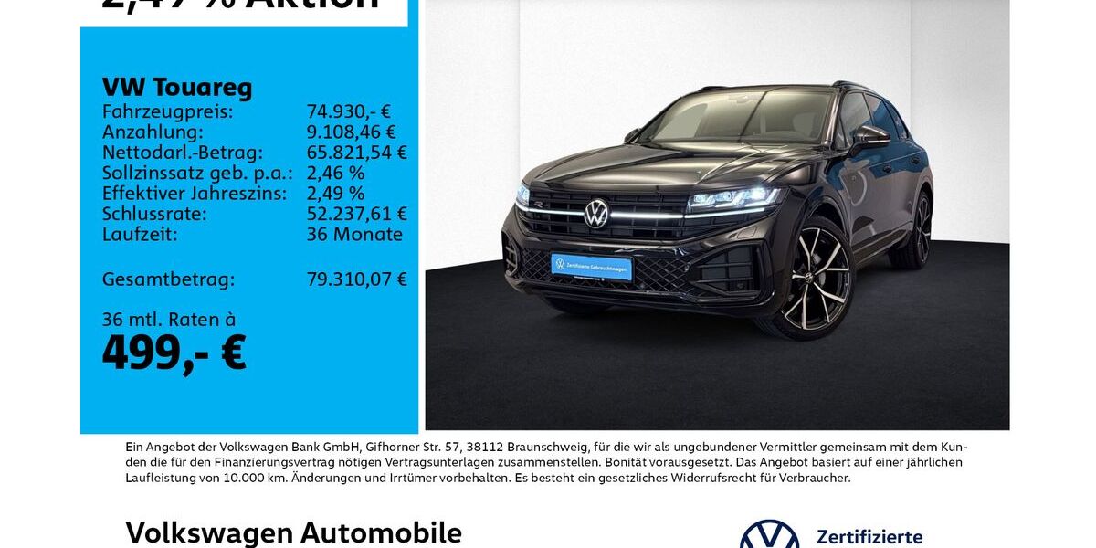VW Touareg 14.507 km 74.930 &euro; Leipzig 04277