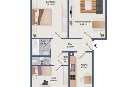 Wohnung Künzelsau - 3 Zimmer, 67 m&sup2;, 179.000&euro; | Angebot:27096385