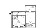 Etagenwohnung Eberswalde - 2 Zimmer, 59 m&sup2;, 612&euro; | Angebot:26681692