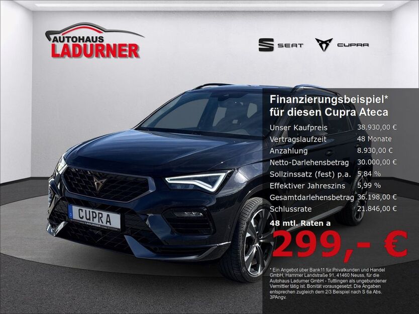 Cupra Ateca 21.666 km 38.930 € Tuttlingen 78532
