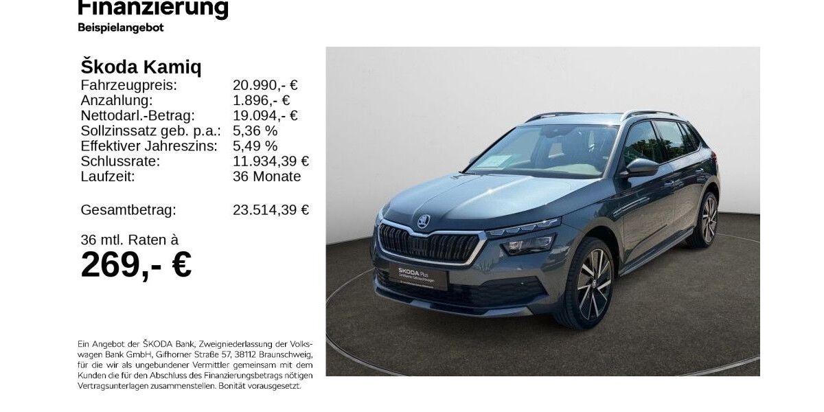 Skoda Kamiq 54.335 km 20.570 &euro; Hildesheim 31137