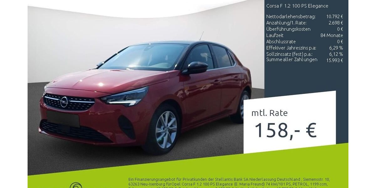 Opel Corsa 36.720 km 13.490 &euro; Bocholt 46395