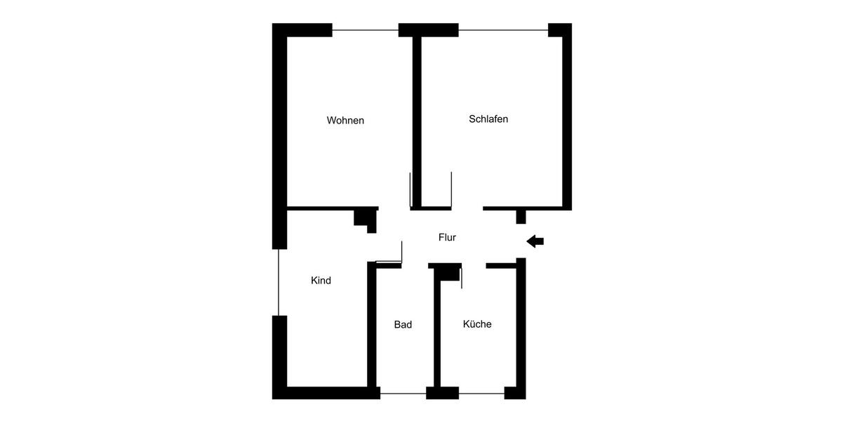 Etagenwohnung Falkenstein/Vogtland Vogtland - 3 Zimmer, 58 m&sup2;, 290&euro; | Angebot:26445447