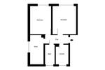 Etagenwohnung Falkenstein/Vogtland Vogtland - 3 Zimmer, 58 m&sup2;, 290&euro; | Angebot:26445447
