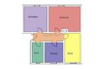 Erdgeschoßwohnung Dessau-Roßlau Dessau - 3 Zimmer, 64 m&sup2;, 400&euro; | Angebot:23616343