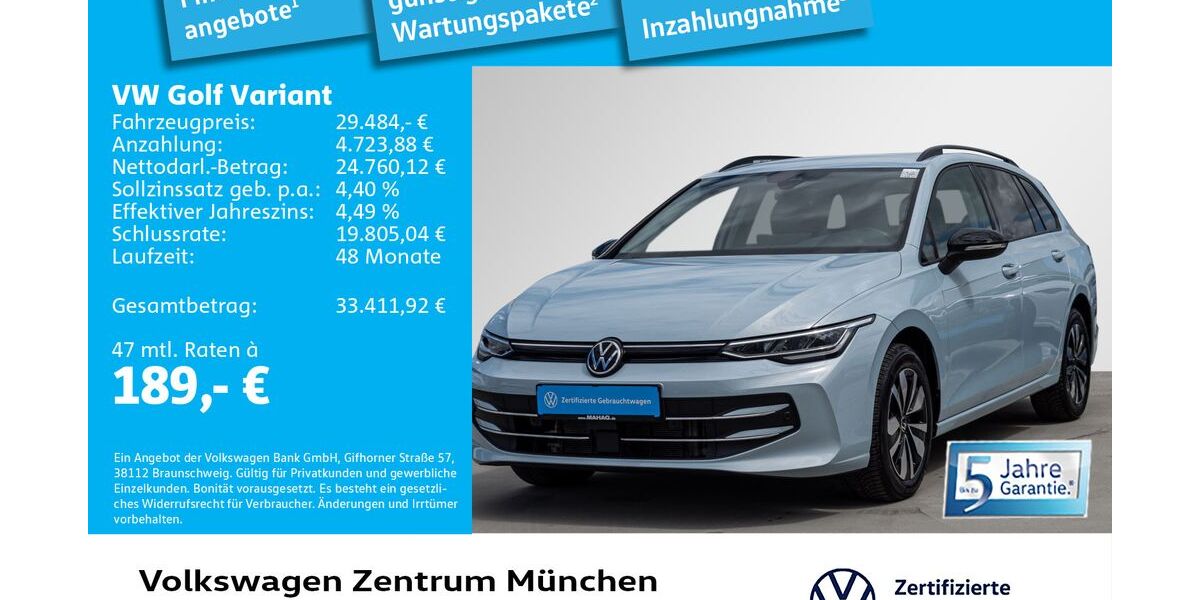 VW Golf 7.281 km 28.985 &euro; München 80687