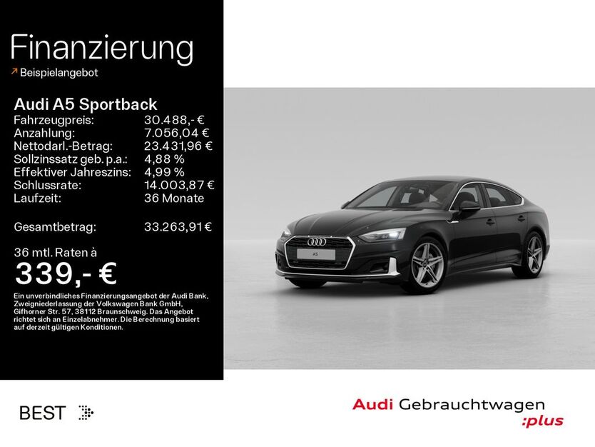 Audi A5 71.800 km 30.488 € Mühlheim 63165