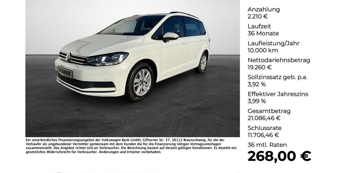 VW Touran 114.798 km 21.470 &euro; Georgsmarienhütte (Osnabrück) 49124