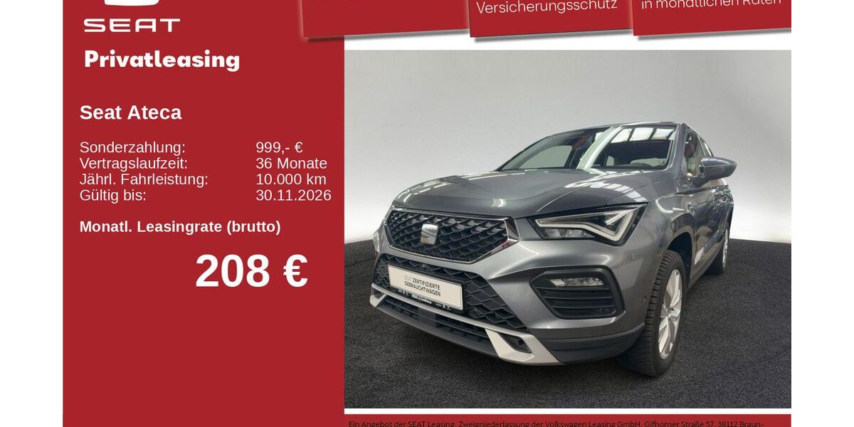 Seat Ateca 23.388 km 25.920 &euro; Neu-Ulm 89231