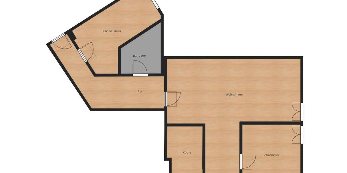 Dachgeschoßwohnung Gröditz - 3 Zimmer, 88 m&sup2;, 660&euro; | Angebot:26132946