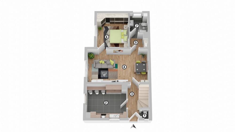 Doppelhaushälfte Bad Rappenau Heinsheim Heinsheim - 6 Zimmer, 126 m&sup2;, 299.000&euro; | Angebot:26758911