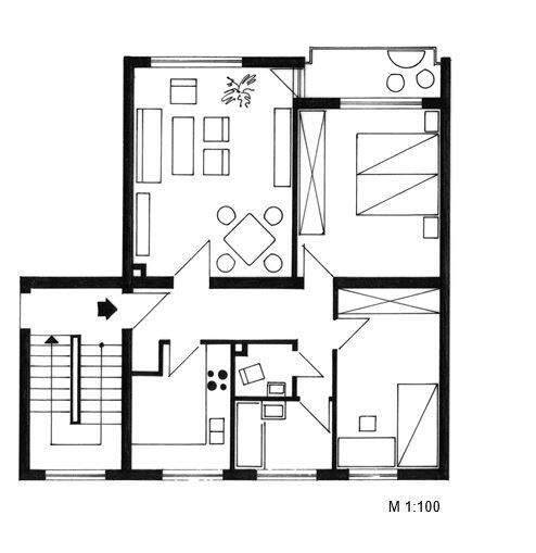 Etagenwohnung Fritzlar - 3 Zimmer, 65 m&sup2;, 527&euro; | Angebot:25630336