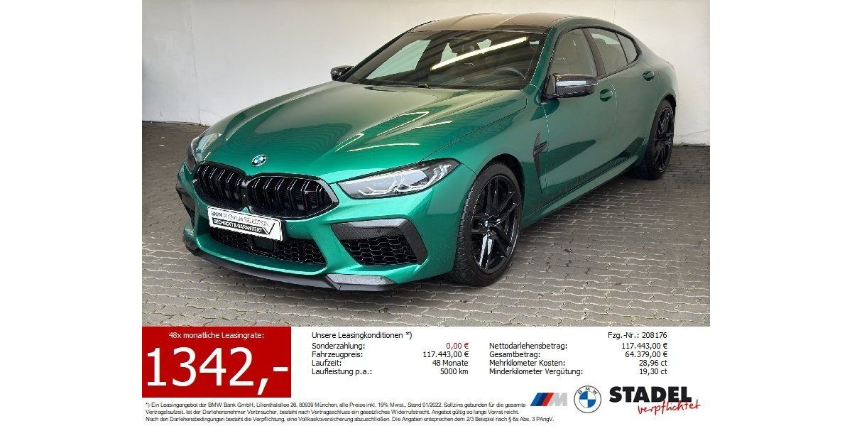 BMW M8 9.689 km 114.887 &euro; Heilbronn 74074
