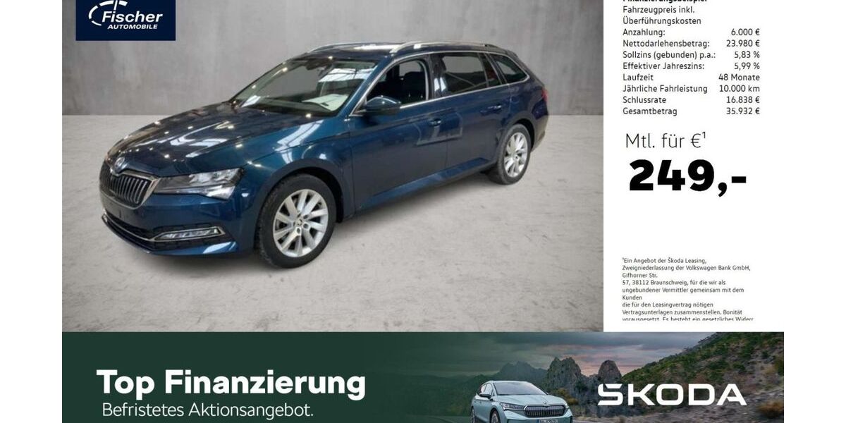 Skoda Superb 47.094 km 29.980 &euro; Amberg 92224