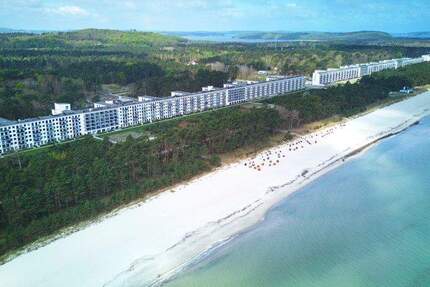 Jahreswechsel-Preis bis 15.Jan., Ostseeblick pur - Binz-Prora - ETW, klein aber fein, Einbauküche, voll möbliert, Abstellraum, Aufzug, zzgl. TG- Stell 1 zimmer