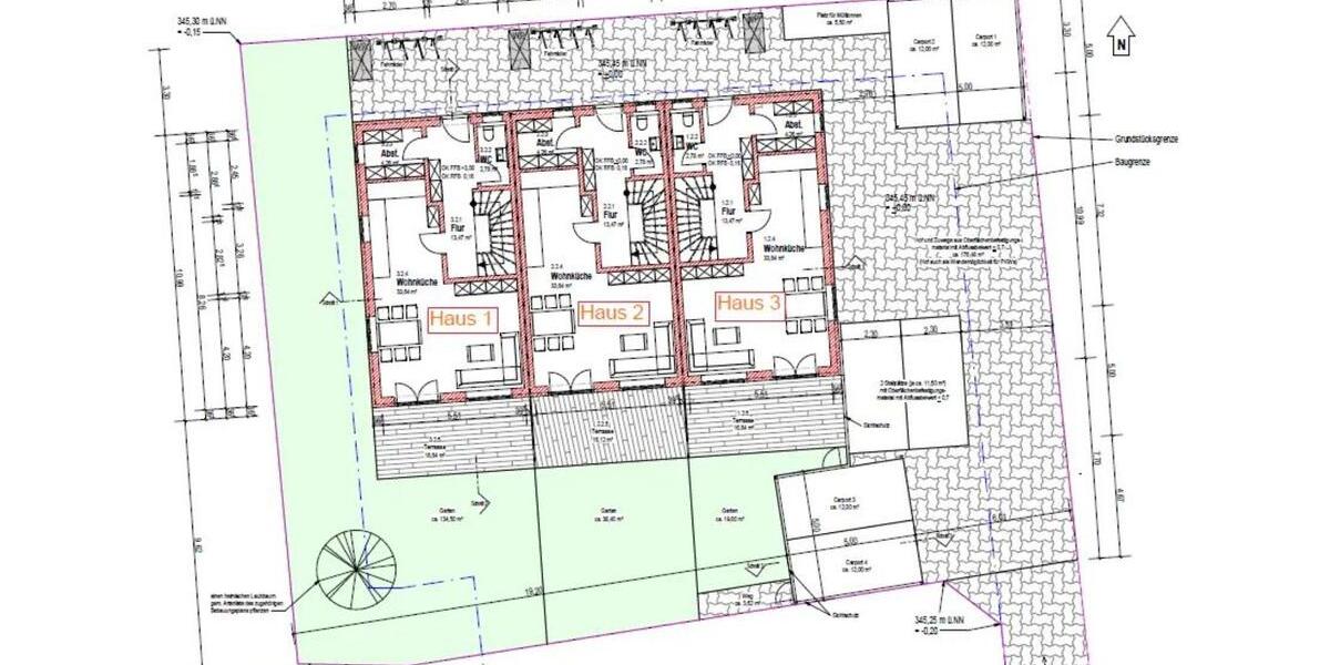 Reihenhaus Neubau zur Miete ab sofort in Kelheim 3 zimmer