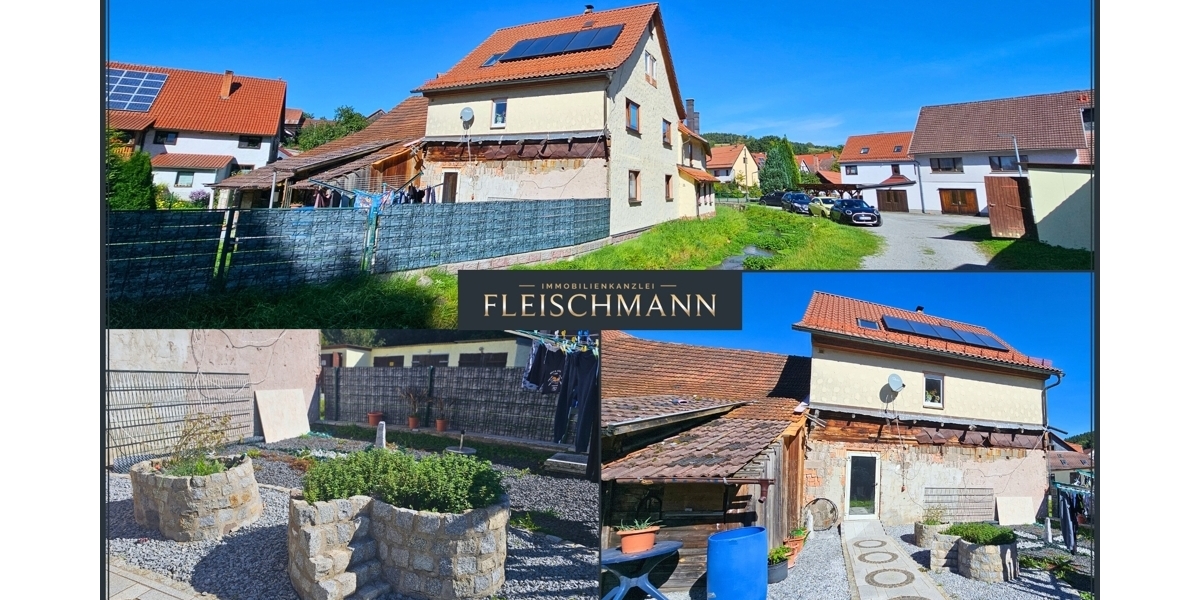 Charmantes Fachwerkhaus mit saniertem Wohnbereich, Terrasse und vielfältigem Gestaltungspotenzial - Einfamilienhaus Schmeheim | Angebot:24811244