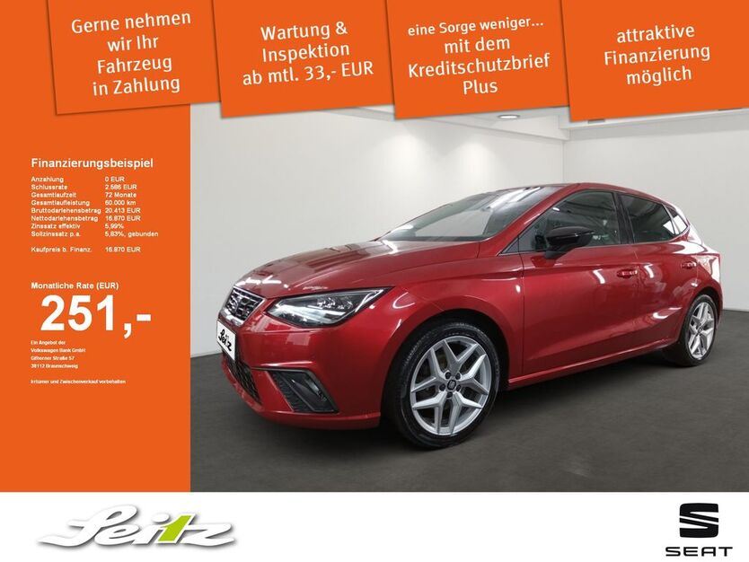 Seat Ibiza 46.000 km 16.870 € Lindenberg 88161