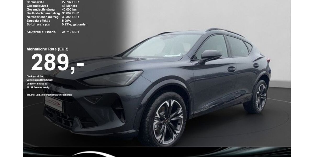 Cupra Formentor 11.008 km 35.710 &euro; Baden-Baden 76530