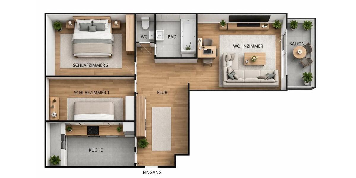 Etagenwohnung Mühldorf am Inn - 3 Zimmer, 94 m&sup2;, 299.900&euro; | Angebot:27118256