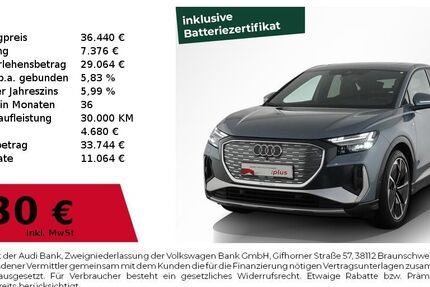 Audi Q4 e-tron 51.550 km 36.440 &euro; Nürnberg 90441