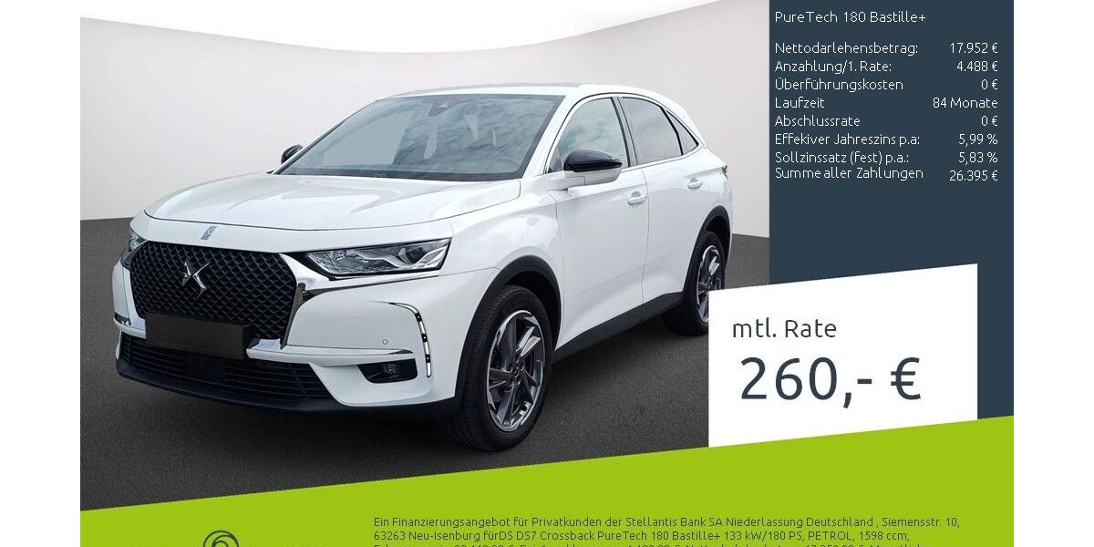 DS Automobiles DS7 (Crossback) 30.466 km 22.440 &euro; Borken 46325