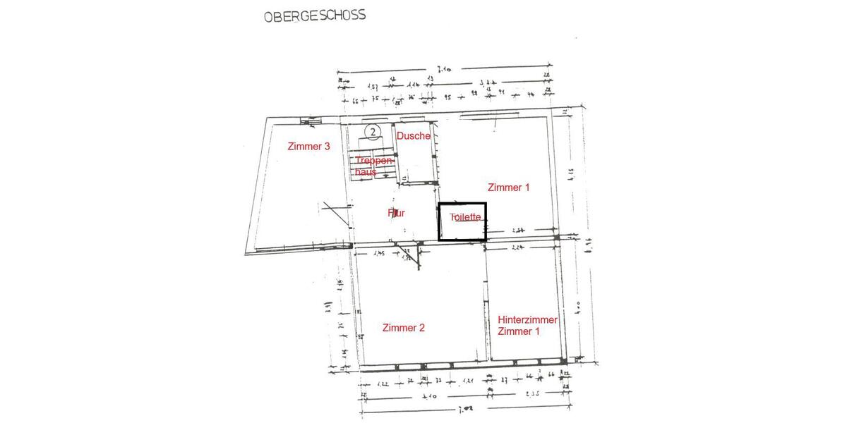 4 Zimmer-Wohnung im Zentrum von Schlitz mit Balkon 80qm 4 zimmer
