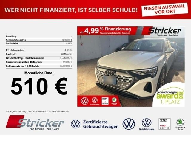 Audi Q8 e-tron 48.597 km 42.949 &euro; Detmold 32760