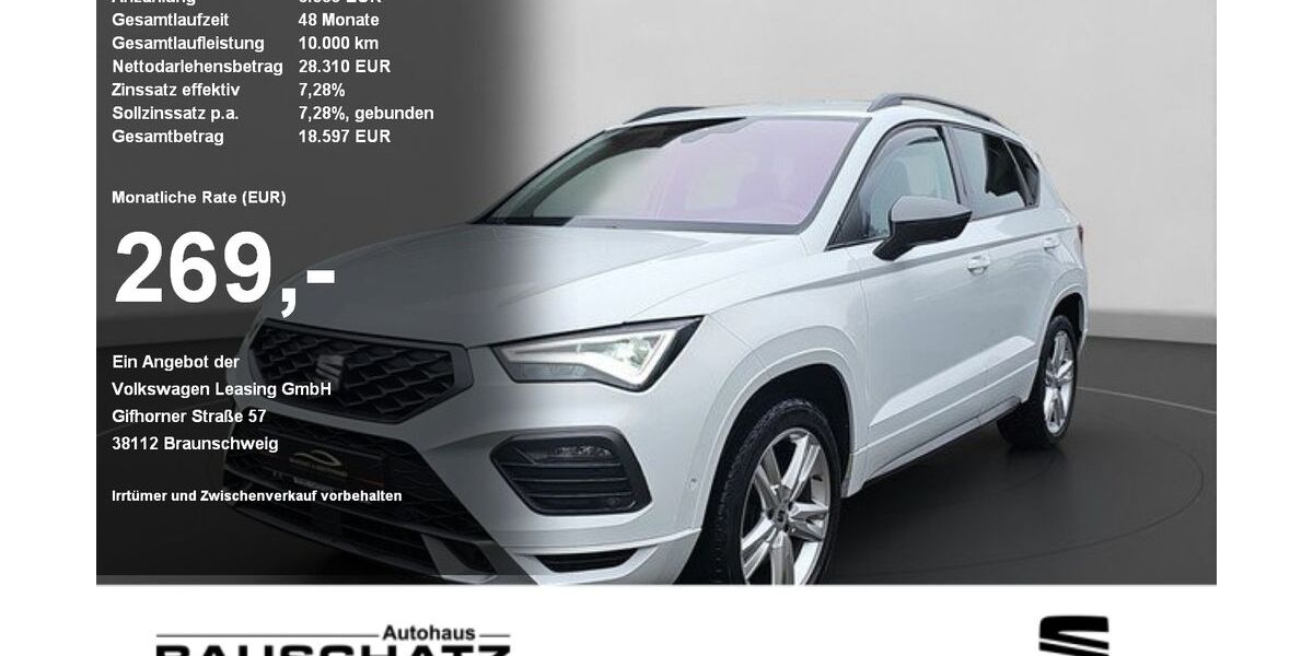Seat Ateca 62.094 km 26.410 &euro; Sigmaringen 72488