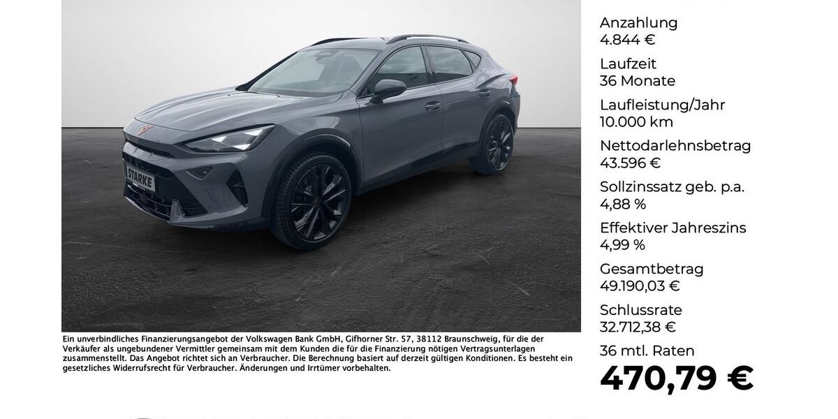 Cupra Formentor 6.500 km 44.950 &euro; Vechta 49377