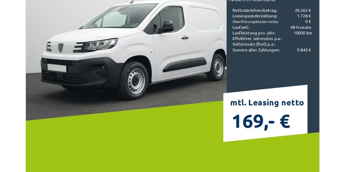 Peugeot Partner 6.842 km 21.990 &euro; Bocholt 46395