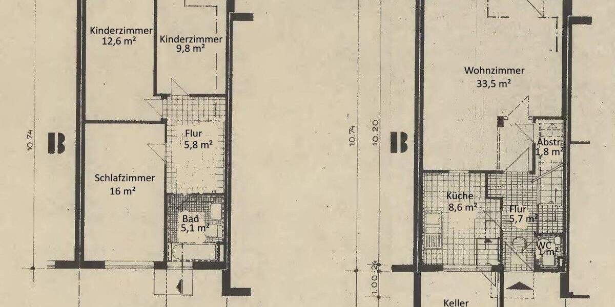 Reihenendhaus Stuhr - 3 Zimmer, 100 m&sup2;, 289.000&euro; | Angebot:25685440