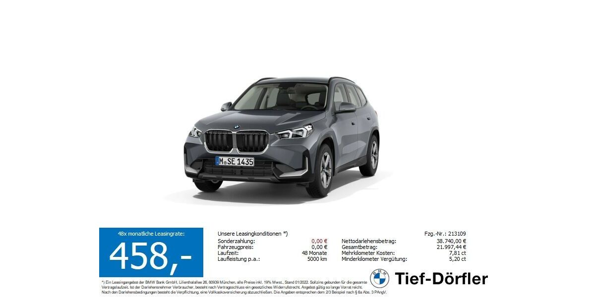 BMW X1 9.460 km 38.740 &euro; Marktsteft 97342