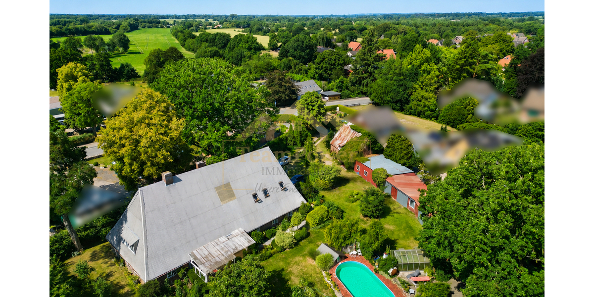 Viel Platz, viel Charme, viel Lebensqualität – modernisiertes Bauernhaus mit Pool & Einliegerwohnung - Gewerbeobjekt Emkendorf / Kleinvollstedt Kleinvollstedt | Angebot:27302459