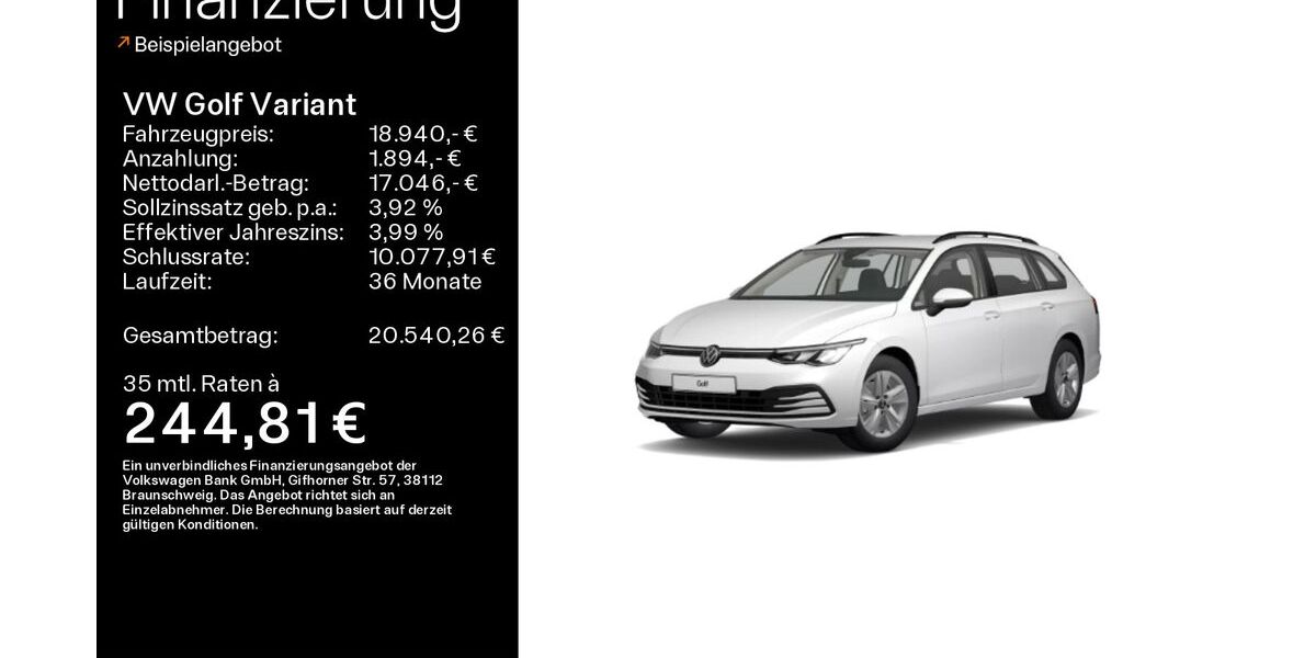 VW Golf 53.449 km 18.940 &euro; Hofheim 65719