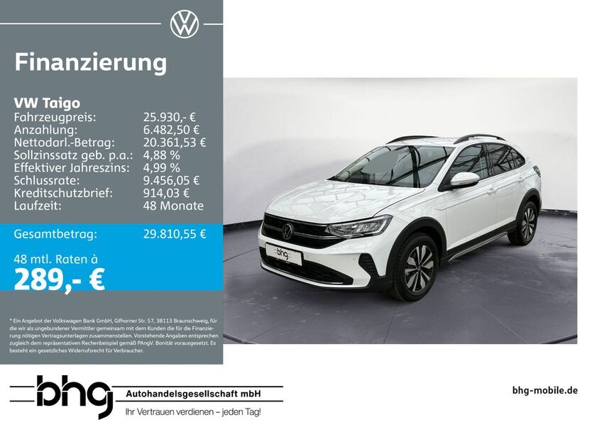 VW Taigo 14.019 km 25.930 € Metzingen 72555