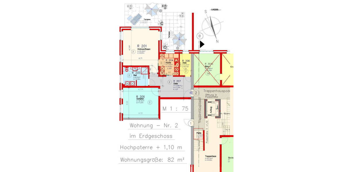 Etagenwohnung Jemgum (Ditzum) Ditzum - 3 Zimmer, 101 m&sup2;, 295.000&euro; | Angebot:26217999