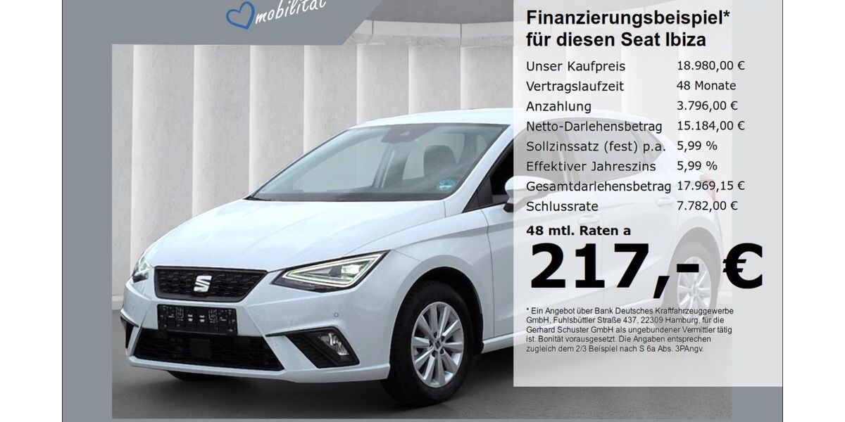 Seat Ibiza 17.895 km 18.980 &euro; Ruhstorf 94099