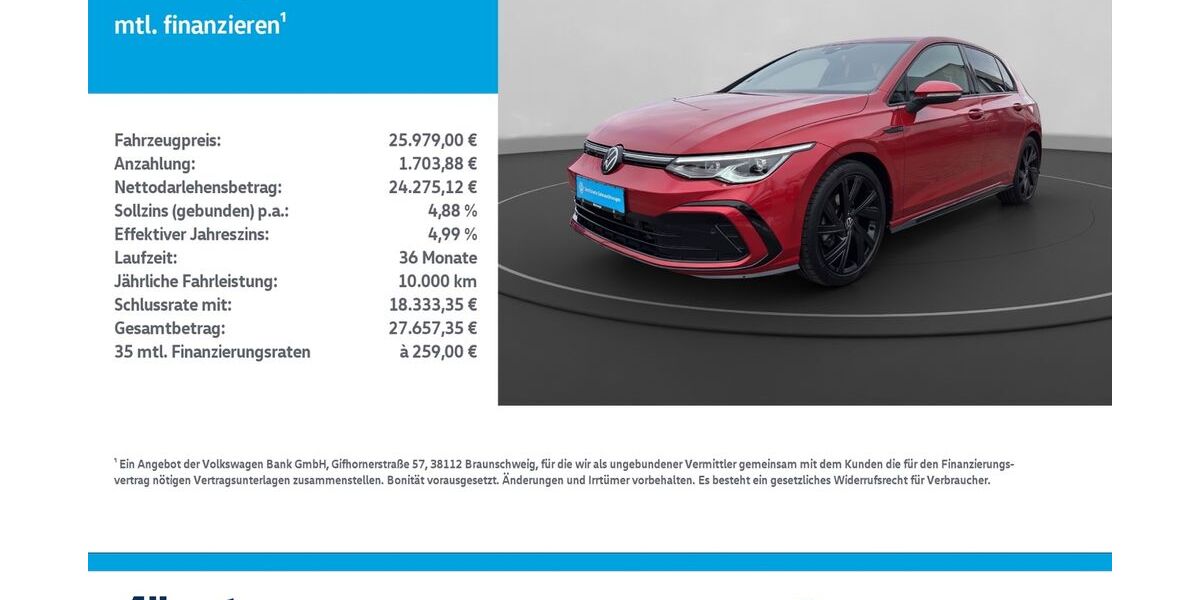 VW Golf 30.979 km 25.979 &euro; Leinefelde-Worbis/DE 37327