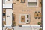 Erdgeschoßwohnung Bad Wörishofen - 1 Zimmer, 35 m&sup2;, 133.000&euro; | Angebot:27009028