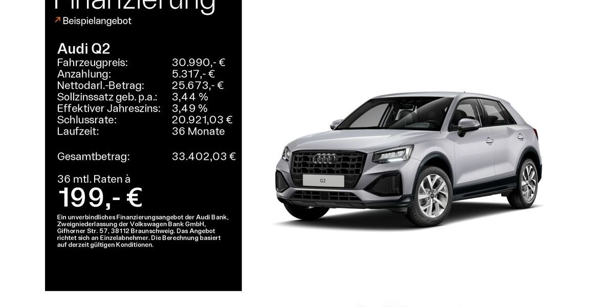 Audi Q2 24.796 km 30.590 &euro; Coburg 96450