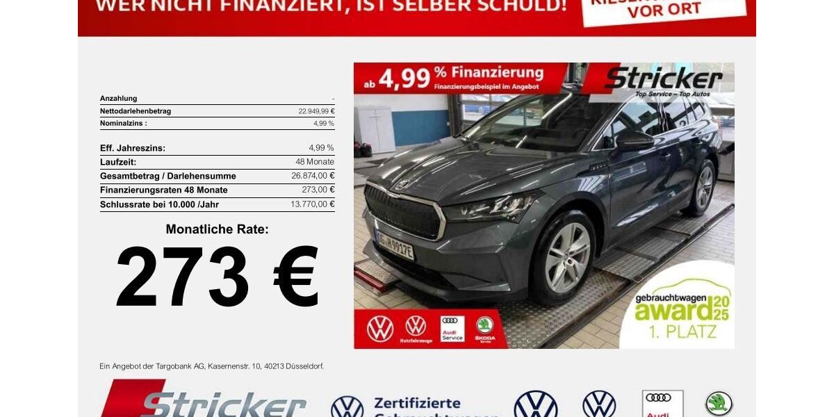 Skoda Enyaq 36.514 km 22.949 &euro; Horn-Bad Meinberg 32805