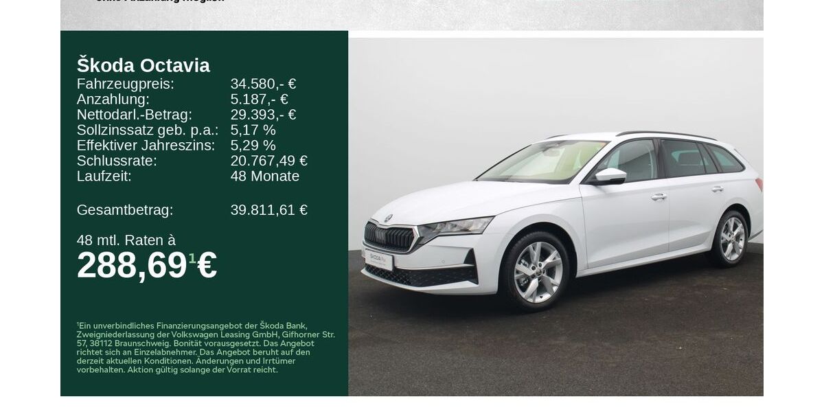 Skoda Octavia 19.000 km 34.580 &euro; Würzburg 97084