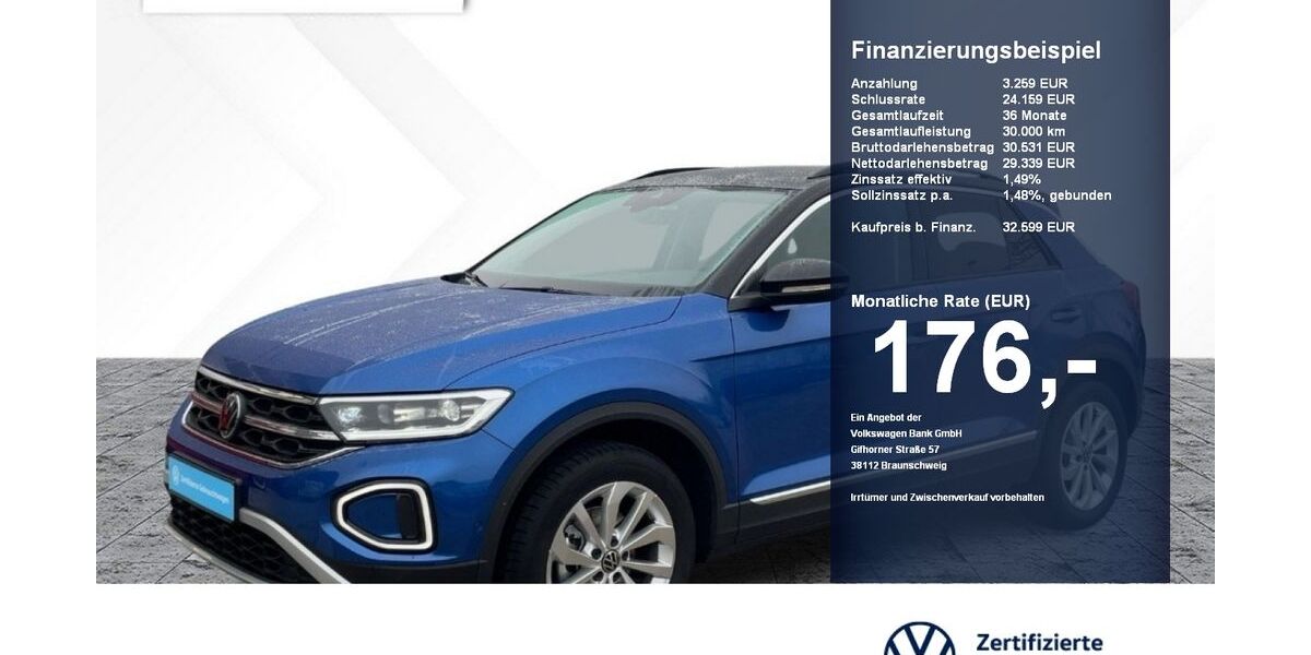 VW T-Roc 10.393 km 32.599 &euro; Erding 85435