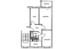 Etagenwohnung Bernsdorf - 3 Zimmer, 61 m&sup2;, 138&euro; | Angebot:23089920