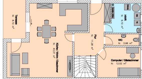 Doppelhaushälfte Windsbach - 5.5 Zimmer, 155 m&sup2;, 1.950&euro; | Angebot:26131452