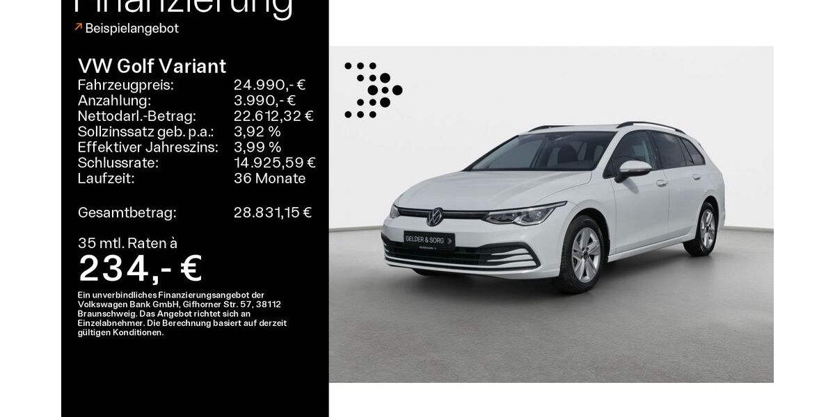 VW Golf 61.490 km 24.990 &euro; Bad Kissingen 97688